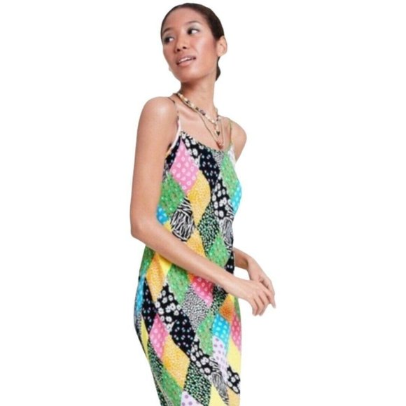 Target Multicolor Patchwork Maxi Dress - Picture 9 of 10